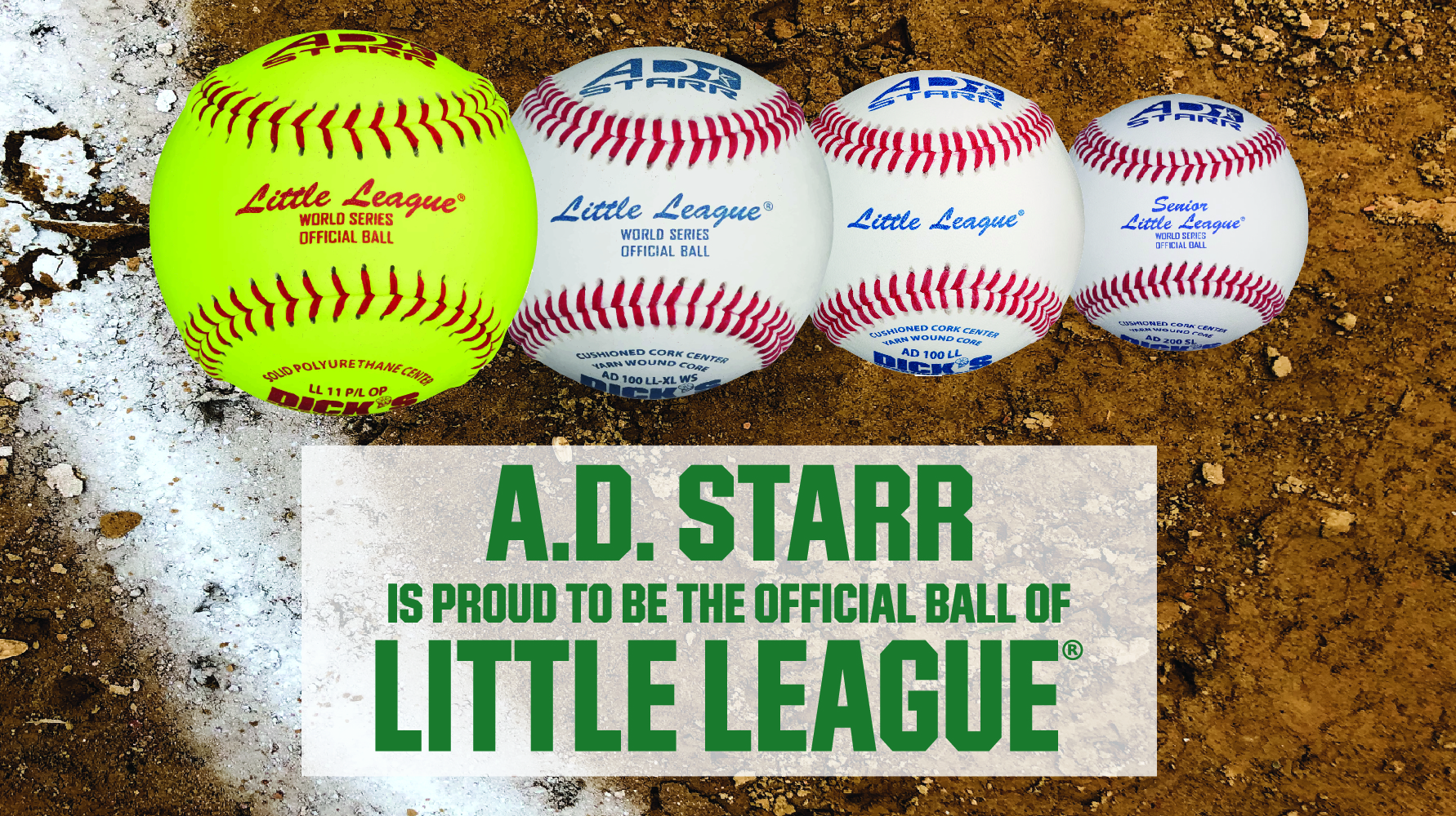 AD Starr official little league softball and baseball